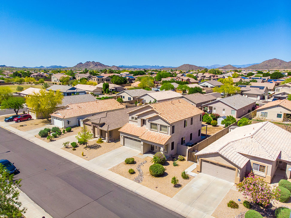 An arizona neighborhood